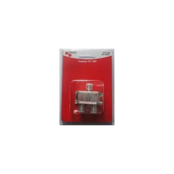 Coupleur Découpleur - TRIAX - 2 Entrées - Faible Perte - Couplage TV-SAT - 2 Ports