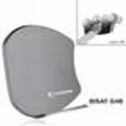 Parabole FIBRE - CAHORS - BISAT G4B - Multisatellite - 4 LNB - Gris