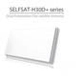 SELFSAT Parabole satellite Plate 1 Sortie avec LNB intégré + Kit fixation Fenêtre