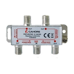 Répartiteur - CAHORS - VRE 400 - 4 Sorties - 5-2300 MHz - Signal Divisé Également