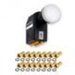 LNB Octo - BEST - HD808S - 01dB - Gain 57dB - 8 Sorties Gold Edition