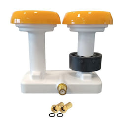 LNB MONOBLOC 6° SINGLE 01dB GOLDEN MEDIA FULL HD 3D READY + 2 FICHES F
