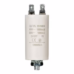 FIXAPART Condensateur 3mf 3 mf Cosse Micro Farad 450v 50/60 hz Condo Moteur
