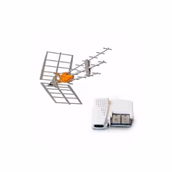 Pack Antenne TNT TELEVES DAT HD BOSS UHF Gain 42dB + amplificateur compact 2 sorties 560542 Antenne DAT BOSS UHF (C21-48)G42  ...