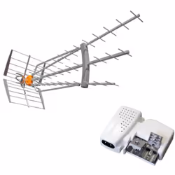 PACK TELEVES COMPRENANT: - Une antenne DAT HD BOSS LR (C21-48) G47 dBi (REF TELEVES 149721) La DAT HD BOSS 790 LR a été spéci ...
