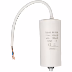 Description du produit Capacity:50.0 uF Voltage:450 V Dimensions:Ø 50 x 109 mm Cable length:250 mm Spécifications Capacité: 5 ...