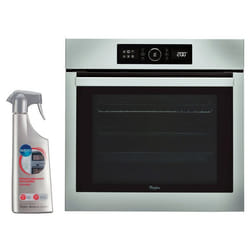 WHIRLPOOL Four Catalyse encastrable inox 73L multifonction Chaleur tournante 6eme Sens