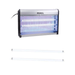 PACK Destructeur dinsectes 30W Electrique Tue Moustiques + 2 Néons UV de Remplacement
