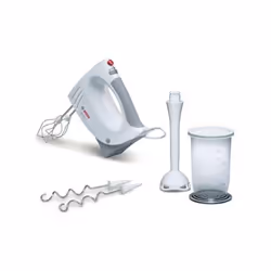 Ce batteur Bosch est équipé de 5 vitesses pour adapter la puissance au type de préparation à réaliser et la touche Turbo est  ...
