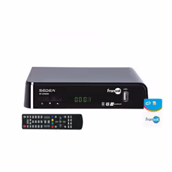 Récepteur TV Satellite HD - SEDEA - PC6 - USB - Infrarouge - Compatible FRANSAT