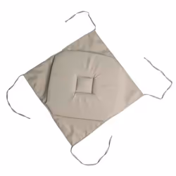 Coussin de chaise - Noname - Uni gris perle - 40 cm x 40 cm - 100% polyester - Intérieur