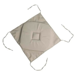Coussin de chaise - Noname - Uni gris perle - 40 cm x 40 cm - 100% polyester - Intérieur