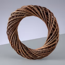 Couronne en osier - EFCO - 25 cm - Marron - Intérieur - 3 tailles disponibles