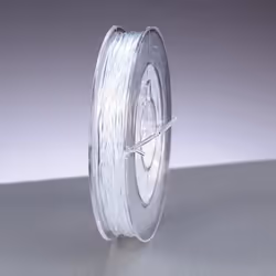 Fil nylon élastique transparent pour bijouxdiamètre 1 mm - longueur 5 mètres