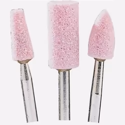 Pointes à poncer - PEBARO - Lot de 3 - Céramique - Pointue Cylindre Cône - Hauteur 10 mm