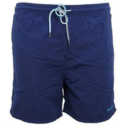 Short de bain uni Virgile bleu marine homme - S