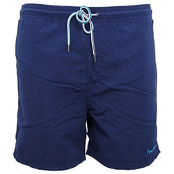Short de bain uni Virgile bleu marine homme - XXL