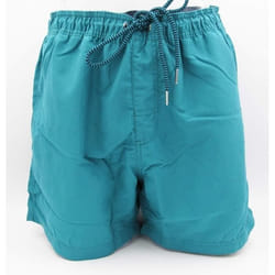 Short de bain uni Virgile bleu sarcelle homme - S