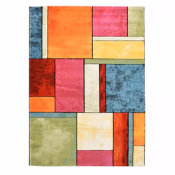 Un Amour De Tapis est une PME française, son entrepôt est en Essonne. tapis chambre 80x150 tissé multicolore rectangle motif  ...