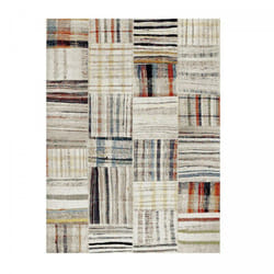 Unamourdetapis - Tapis berbère motifs tribaux 80x150 beige maro