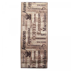 Unamourdetapis - Tapis de cuisine cafe love 67x180 beige cafe love