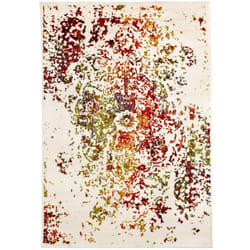 Unamourdetapis - Tapis oriental 80x150 multicolore rectangle motif ancestral destruct 2