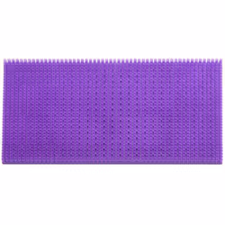 Paillasson 40x60 tissé motif uni SEPO violet