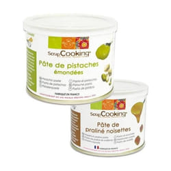 Pâte de pistache 200 g + pâte de noisette 200 g