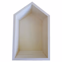 Etagère en bois maison 22,5 x 14 x 10 cm