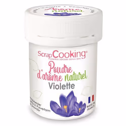 Arôme alimentaire naturel en poudre 15 g - violette