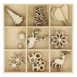 Artemio Coffret Mini Décorations Noël
