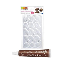 Moule rigide pour fritures en chocolat + 1 Stylo chocolat offert