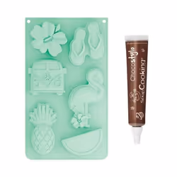 Moule en silicone Summer + 1 Stylo chocolat offert