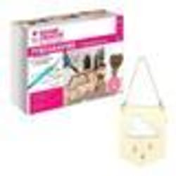 Coffret pyrogravure + suspension fanion en bois Nuage