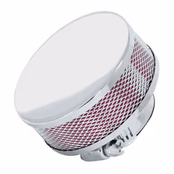 Filtre à air cornet cylindrique chromé Replay pour moto scooter diamètre 28 et 35mm