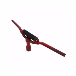 Guidon scoot replay street pour mbk 50 booster-yamaha 50 bws alu rouge avec potence