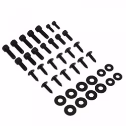 Kit visserie de carrosserie vis noire de carénage scooter MBK 50 Ovetto