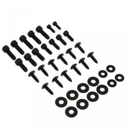 Kit visserie de carrosserie vis noire de carénage scooter MBK 50 Ovetto