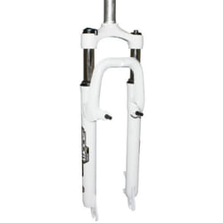 Fourche VTT à ressort réglable-blocable deb. 60mm pivot lisse 285mm 1''1-8-28,6 éxterieur compatible V-Brake-disc Zoom 386MLO