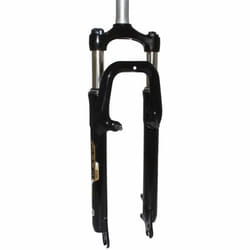 Fourche VTT à ressort réglable-blocable deb. 60mm pivot lisse 296mm 1''1-8-28,6 éxterieur compatible V-Brake-disc Zoom 386MLO