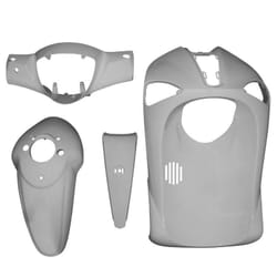 Kit carénage avant blanc brillant pour scooter Piaggio 50 Liberty Avant 2020