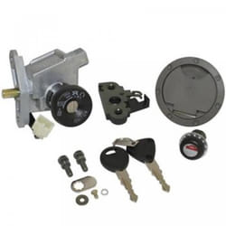 Kit serrure - GENERIQUE - MBK 50 Nitro 2003 - A clé - En applique - 2 clés incluses