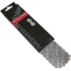 Chaîne de vélo - NEWTON - 1-3 vitesses - Anti-rouille - 112 maillons - Gris