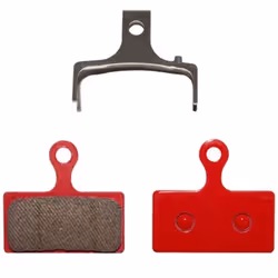Paire de plaquettes de frein vélo VTT métal Newton Shimano Xt M8000-M785 - Xtr M9000-M985 Slx M7000-M666-M675 (Sintered)