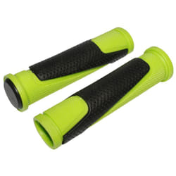 Poignées VTT bi-matière Newton - Vert/Noir - 130 mm - Homme - Adulte - Sports VTT