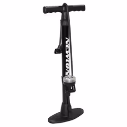 Pompe à pied acier base résine raccord double style avec manomètre 11 bars Newton Fpr3 Switch Vp-Vs