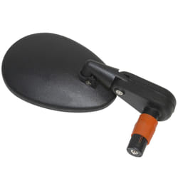 Rétroviseur Vélo Newton Oval Réglable - Gauche ou Droit - Fixation Extrémité Cintre - Noir