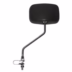 Rétroviseur Vélo Newton Rectangle Noir Fixation Collier Tige 190mm Réglable 22.2mm