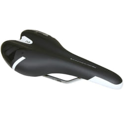 Selle route-vtt déco rail cromoly argent Newton Kinetic