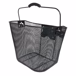 Panier vélo avant acier nid abeille pour vae entraxe 78mm fixation rapide clips rpd 31 Newton
